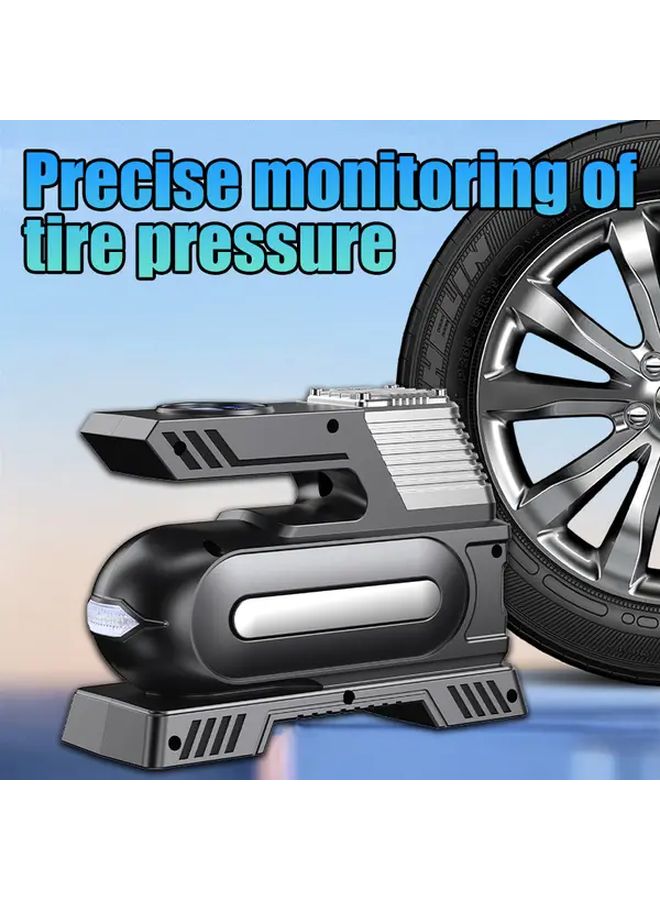 Black Portable Air Compressor 150 PSI Digital Display Auto Shut Off LED Light - Image 3