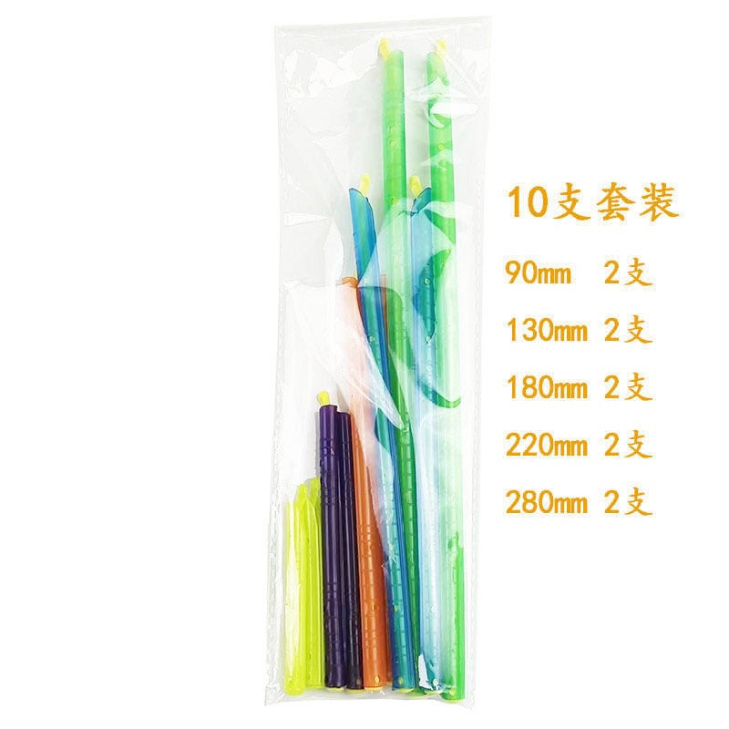 Multifunctional food fresh-keeping sealing clip moisture-proof sealing clip snacks sealing stick tea sealer candy color spot Set of 10 