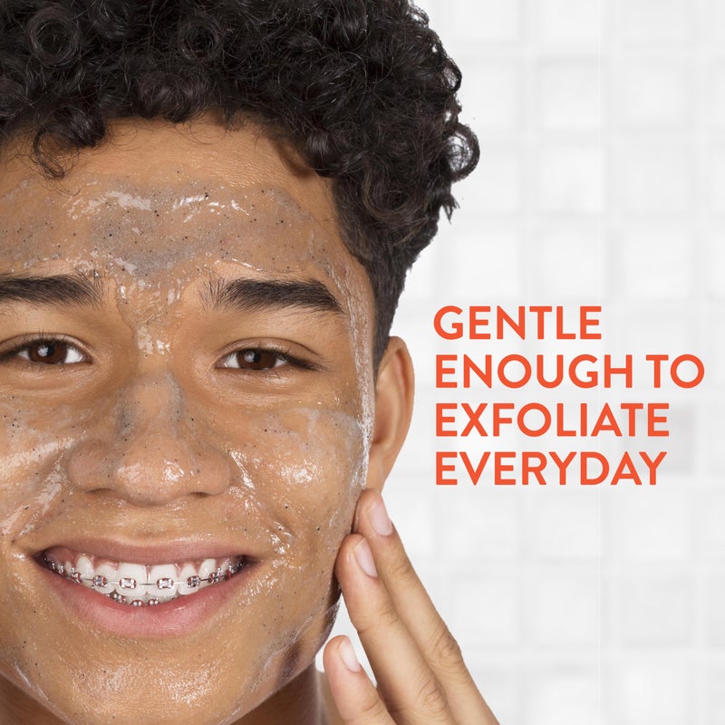 AcneFree مقشر وجه خالي من حب الشباب بحمض الساليسيليك، 2% BHA مزيل للرؤوس السوداء وعلاج لحب الشباب، تنظيف عميق بالفحم وخرز الجوجوبا، تقشير لطيف بالزنجبيل والشوفان، 5 أونصة - Image 4