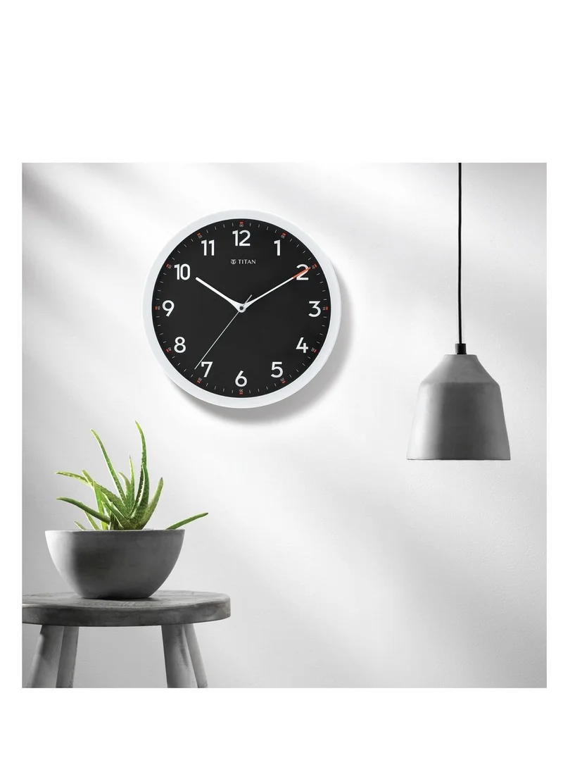 تيتان Contemporary Wall Clock with Silent Sweep Technology - 30 cm x 30 cm (Medium)