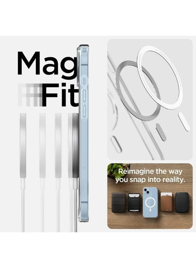 Color Fans Ultra Hybrid MagFit iPhone 14 Case Anti Yellowing White - Image 3