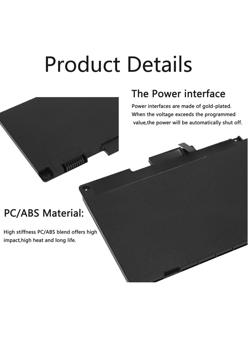 Laptop Battery 11.4V 46Wh Replacement Battery Compatible with EliteBook 745 755 840 850 G3 G4 and ZBook Series - Image 3