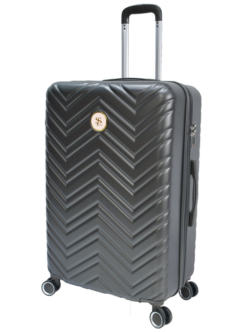 Star Line  Unisex Luggage Hard Trolley Travel Bags 4 Pieces Set Sizes 14/20/24/28 Grey - Image 4