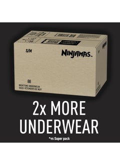 Ninjamas Nighttime Bedwetting Underwear Girls Size S/M (38-65 lbs) 44 Count (Packaging & Prints May Vary) - pzsku/Z3BB458BE2276D2F448F0Z/45/_/1715514976/ecd13418-b239-4bcd-98ed-e5ba75f726a2