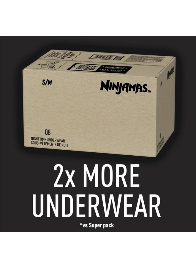 Ninjamas Nighttime Bedwetting Underwear Girls Size S/M (38-65 lbs) 44 Count (Packaging & Prints May Vary) - pzsku/Z3BB458BE2276D2F448F0Z/45/_/1715514976/ecd13418-b239-4bcd-98ed-e5ba75f726a2