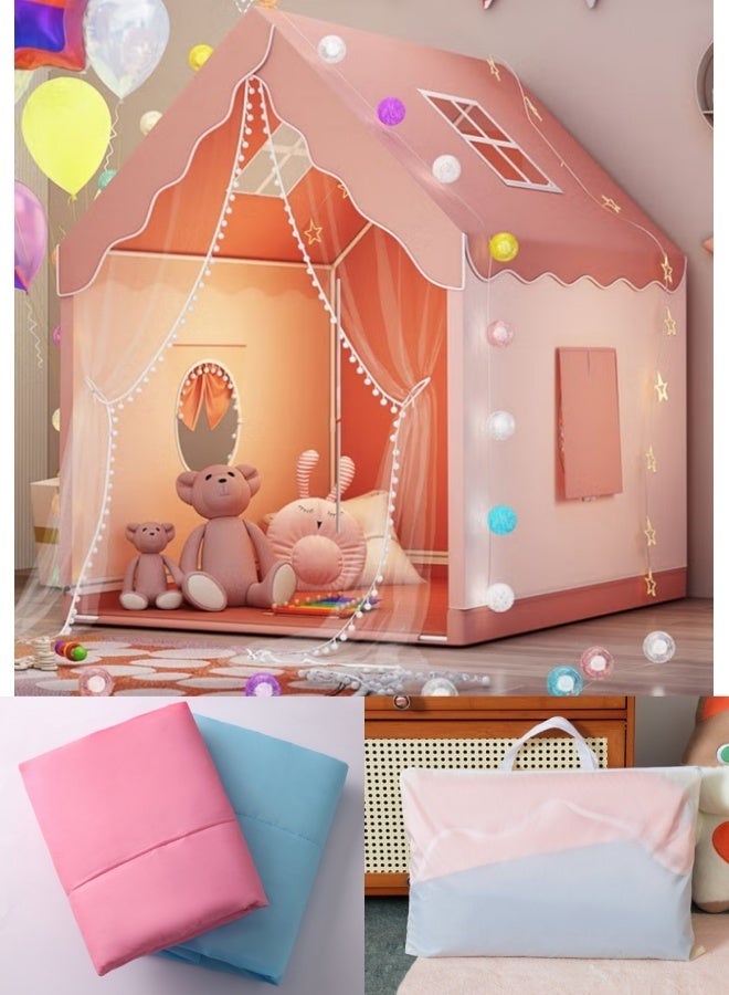 BESTPEAK Kids Tent Kids Play Tent - Large Playhouse Children Play Castle Fairy Tent for Girls & Boys Birthday - Image 1