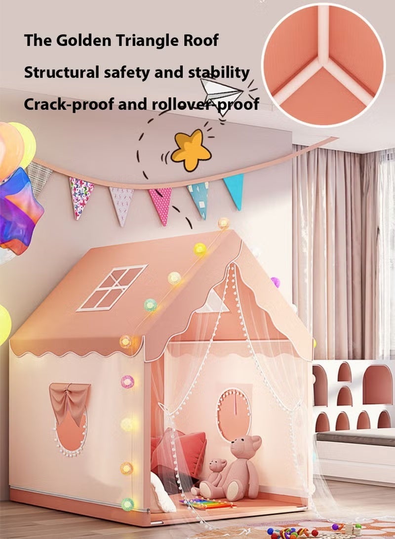 BESTPEAK Kids Tent Kids Play Tent - Large Playhouse Children Play Castle Fairy Tent for Girls & Boys Birthday - Image 3