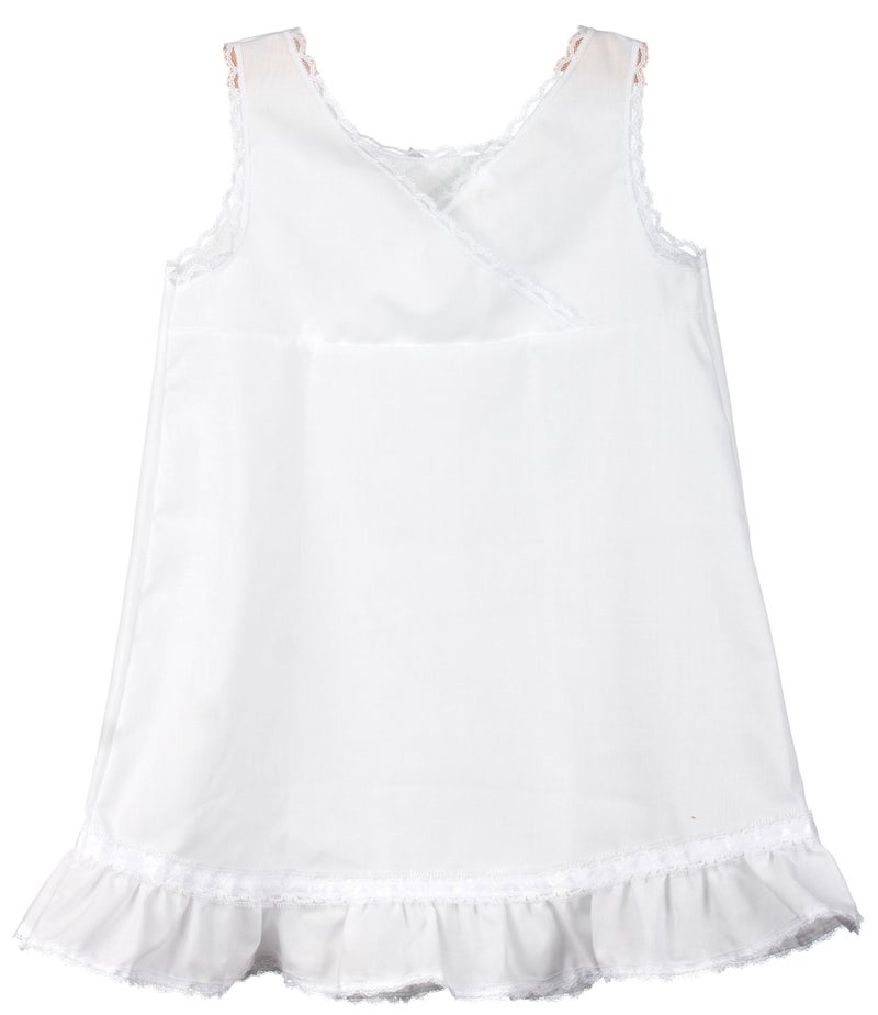 IC Collections I.C. Collections Big Girls White Embellished A-Line Slip, 14 - Image 2