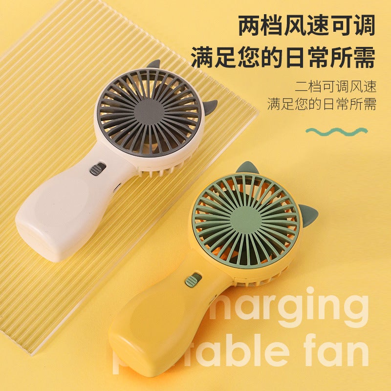 Handheld Small Fan Mini Usb Charging Small Portable Desktop Silent Fan - Image 3