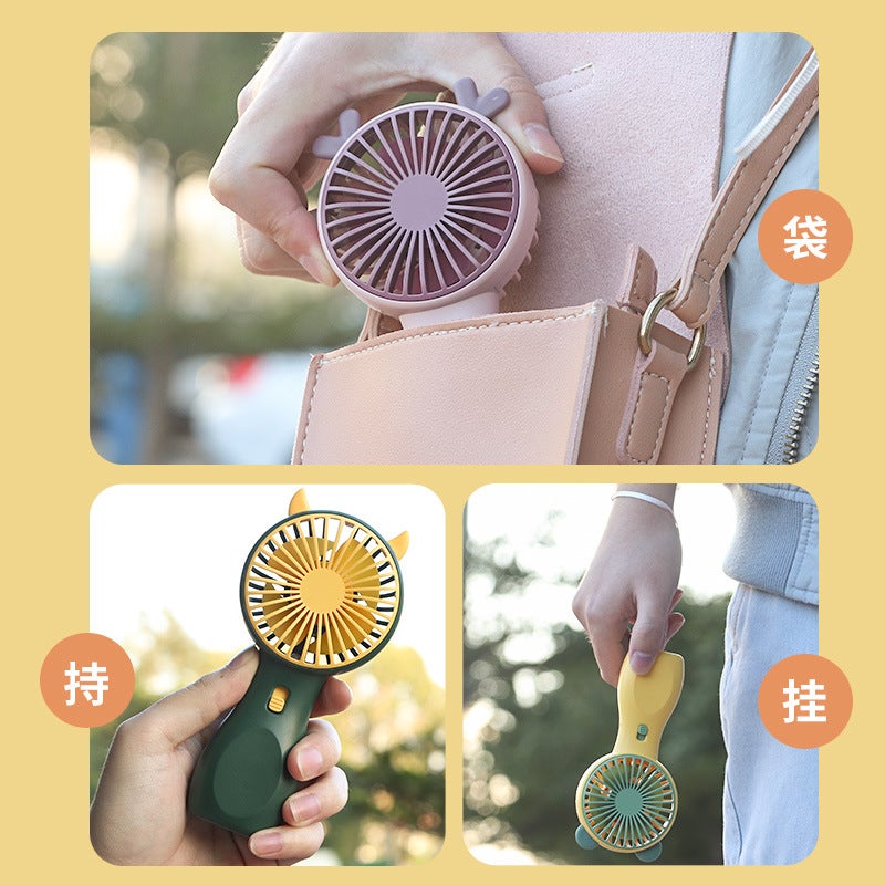Handheld Small Fan Mini Usb Charging Small Portable Desktop Silent Fan - Image 5