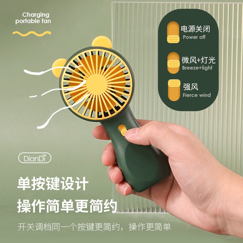 Handheld Small Fan Mini Usb Charging Small Portable Desktop Silent Fan - Image 4