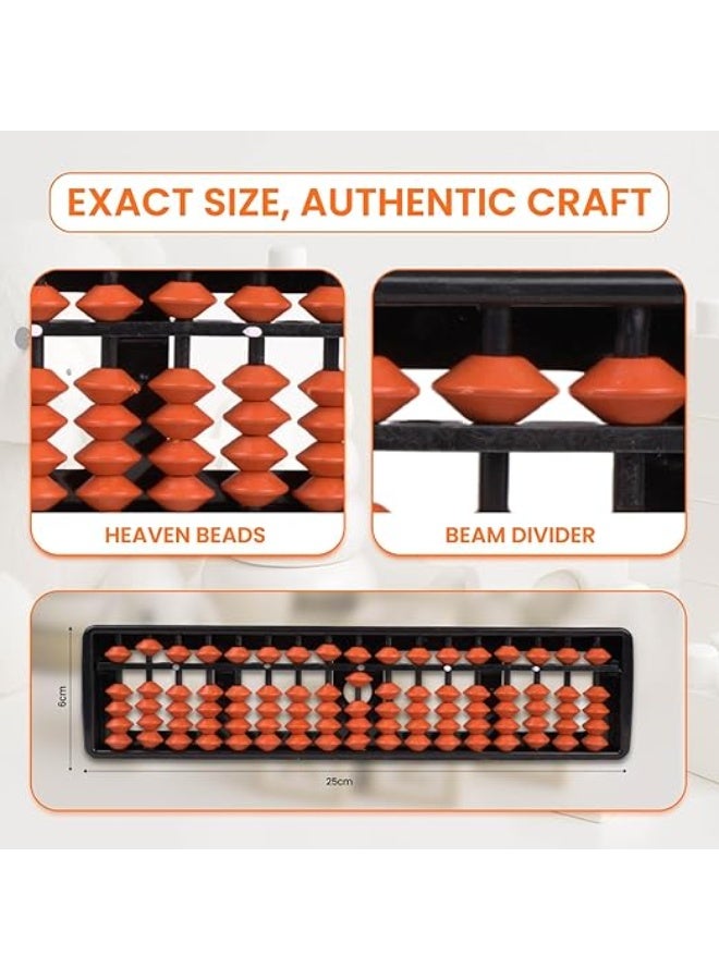 Ratna's Educational Abacus 17 Rod Brown Colour, Enhances Counting & Mathematics Skills, Abacus Tool for Kids 5+ Years - Image 3