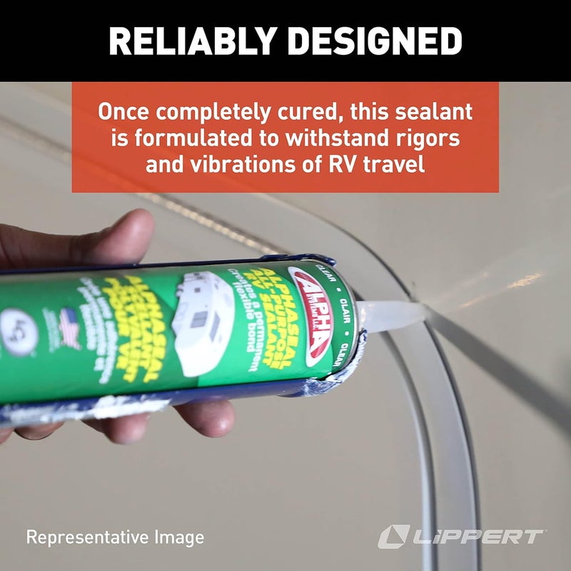 Lippert Components 1021 Self-Leveling Lap Sealant for 5th Wheel RVs, Travel Trailers and Motorhomes - Image 3