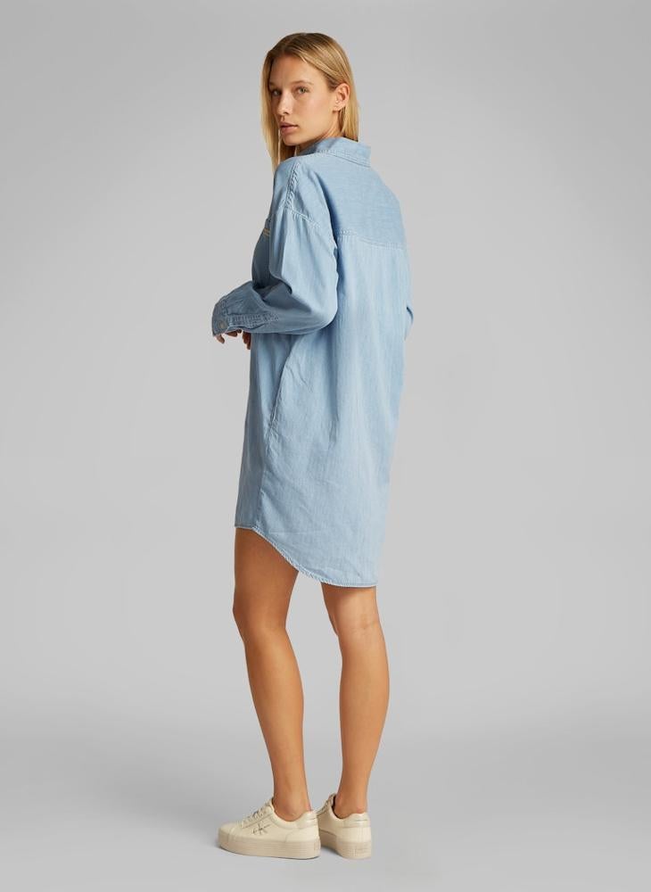 Calvin Klein Jeans - Logo Deatil Button Down Dress - Image 1