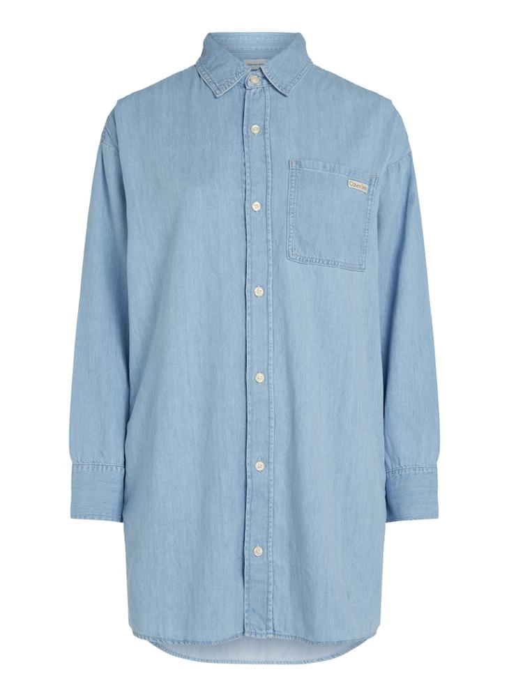 Calvin Klein Jeans - Logo Deatil Button Down Dress - Image 1