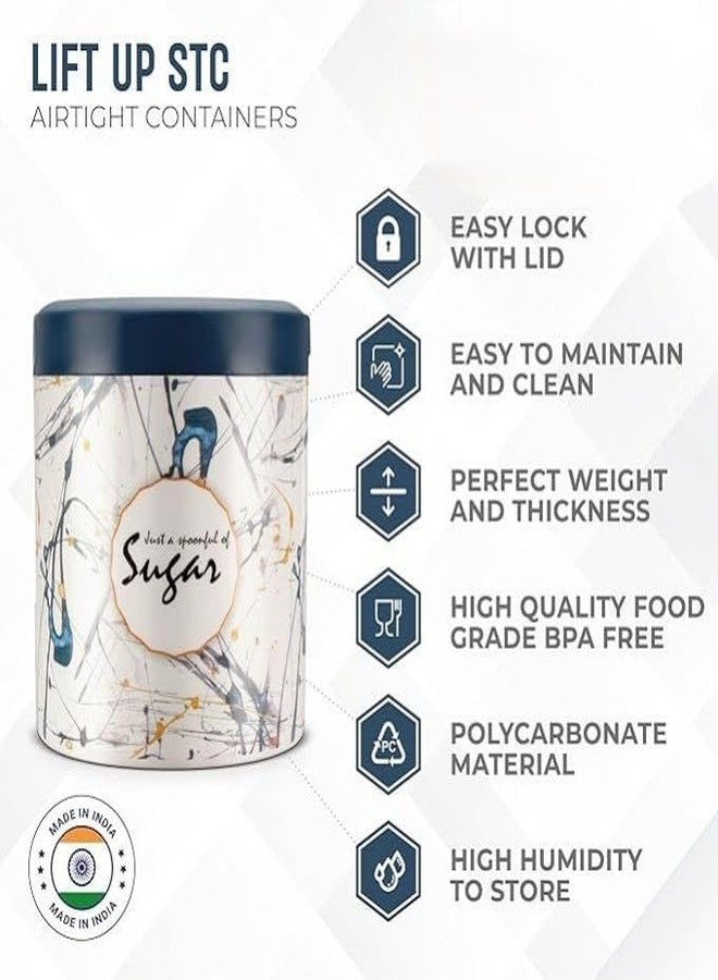 Onward Sugar Tea Coffee Container | Set of 3 | Green | Container | 750 ML Each | Air tight | BPA Free | 100% Food Grade | Odour Proof | Kitchen Storage accessories | Kitchen Jar - Image 4
