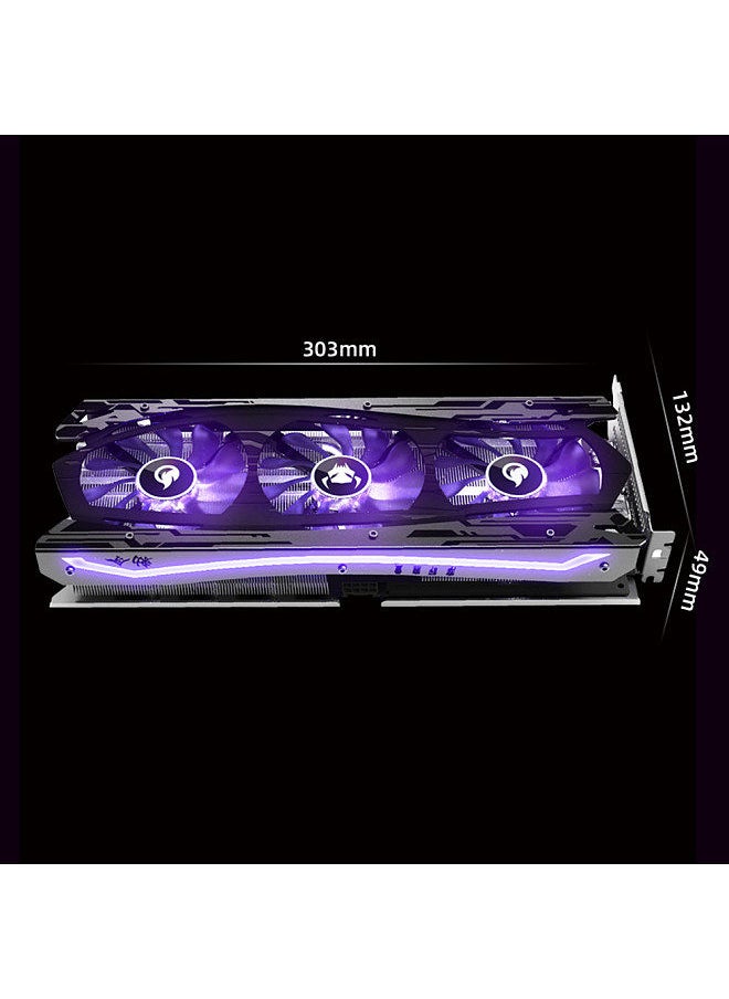 RTX3060-12G D6 LB Gaming Graphics Card 12G/192bit/GDDR6 Memory Dual Light Effect Mode Efficient Heat Dissipation