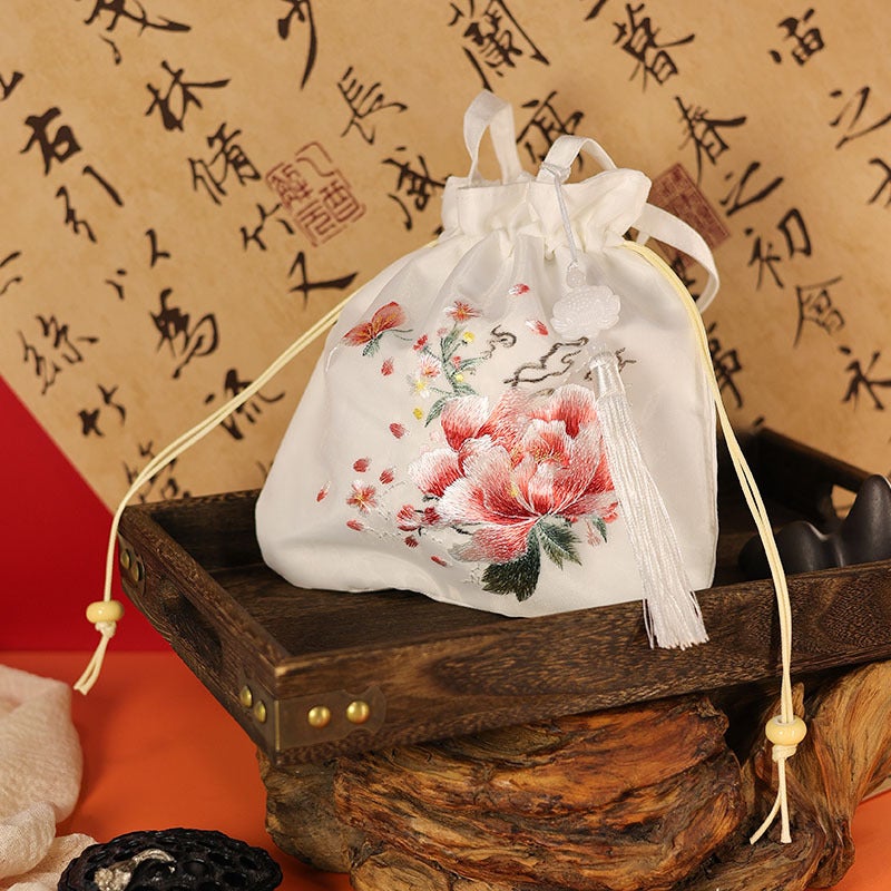 [ Ordering] Suzhou Embroidery Bag Embroidery Canvas Bag Antique Handbag Chinese Style Messenger Bag Mobile Phone Bag - Image 1