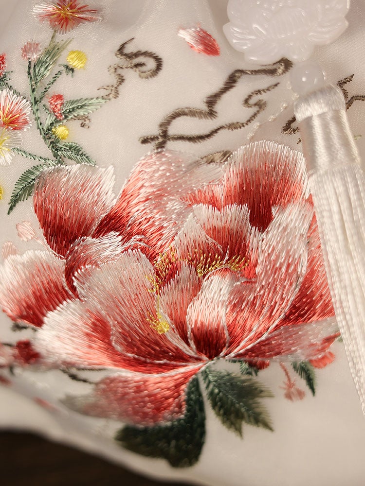 [ Ordering] Suzhou Embroidery Bag Embroidery Canvas Bag Antique Handbag Chinese Style Messenger Bag Mobile Phone Bag - Image 3