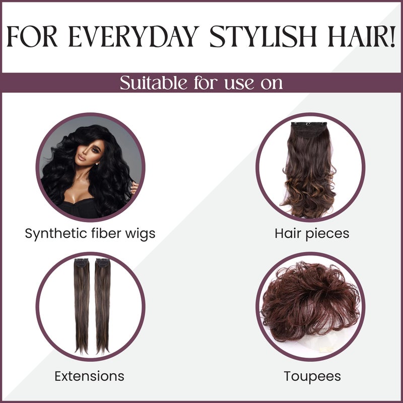 Brandywine Wig Detangler Spray - Leave In Conditioner for Synthetic & Human Hair Wigs, 8oz - Image 3