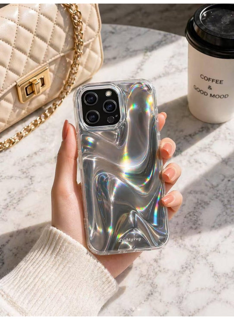 Ecosystem Luxury Case for iPhone 15 pro max Shockproof Protective Cover, Stylish Iridescent Design, Camera Protection, Lightweight Slim Case W4 - Image 2