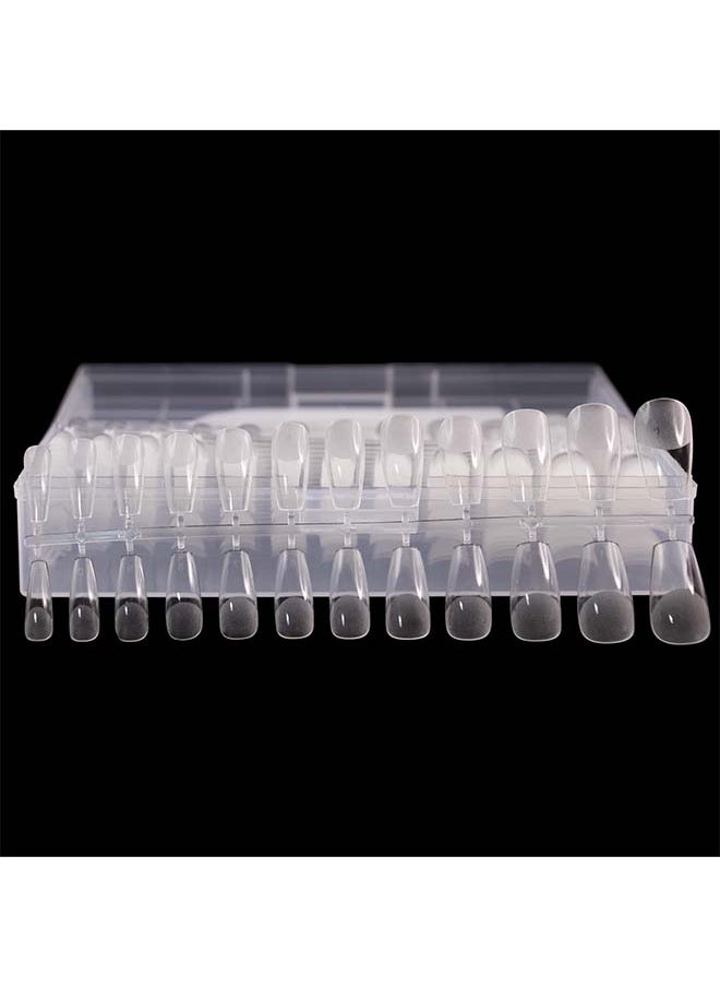 GLOBAL FASHION 504 Pieces Multi-Shape Gel Tips Long-Lasting, Natural-Looking Nail Extensions  Professional (Ballerina)  - Image 4