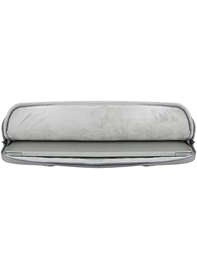 erorex Laptop Case Sleeve 15.6 Inch Compatible With 15.6" Notebook Computer Chromebook Protective Waterproof Polyester Padded Carrying Bag Cover With Hidden Handle Multiple Pocket Gray - Image 3