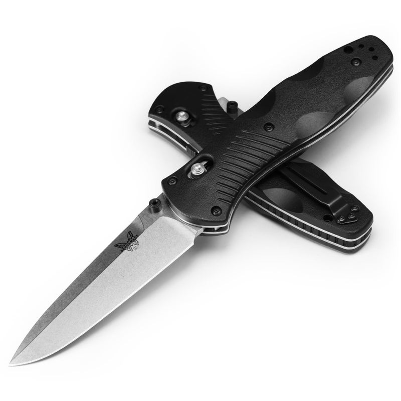 Benchmade بينش ميد - سكين باراج 580 EDC بمقبض فالوك الأسود (580) - Image 1