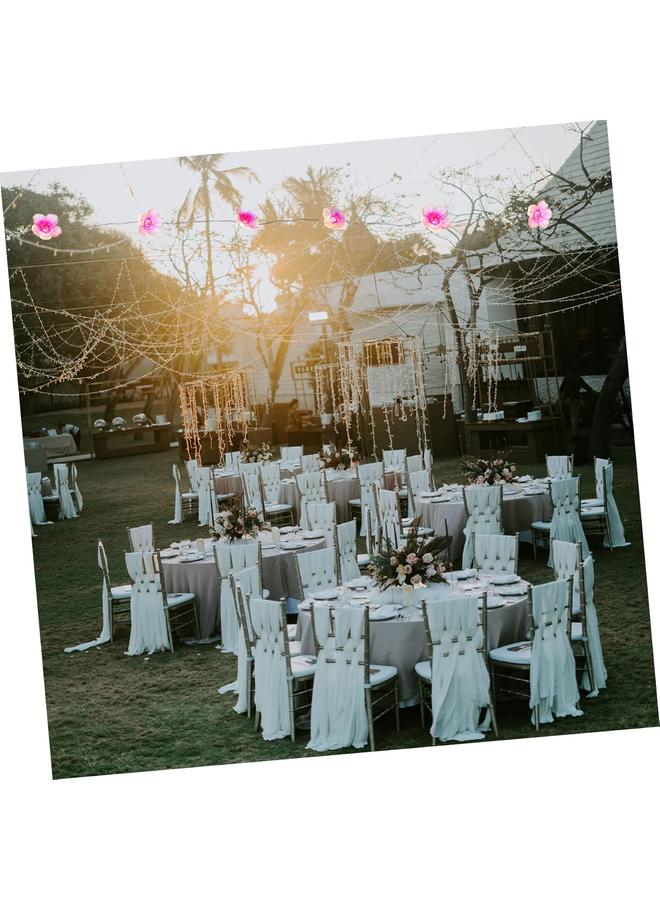 1 مجموعة أضواء LED بتصميم أزهار الكرز، مصابيح زخرفية خيالية للحديقة والنجيلة والفسحة وحفلات الزفاف، لا تشمل البطارية، تخلق أجواء مريحة - Image 3