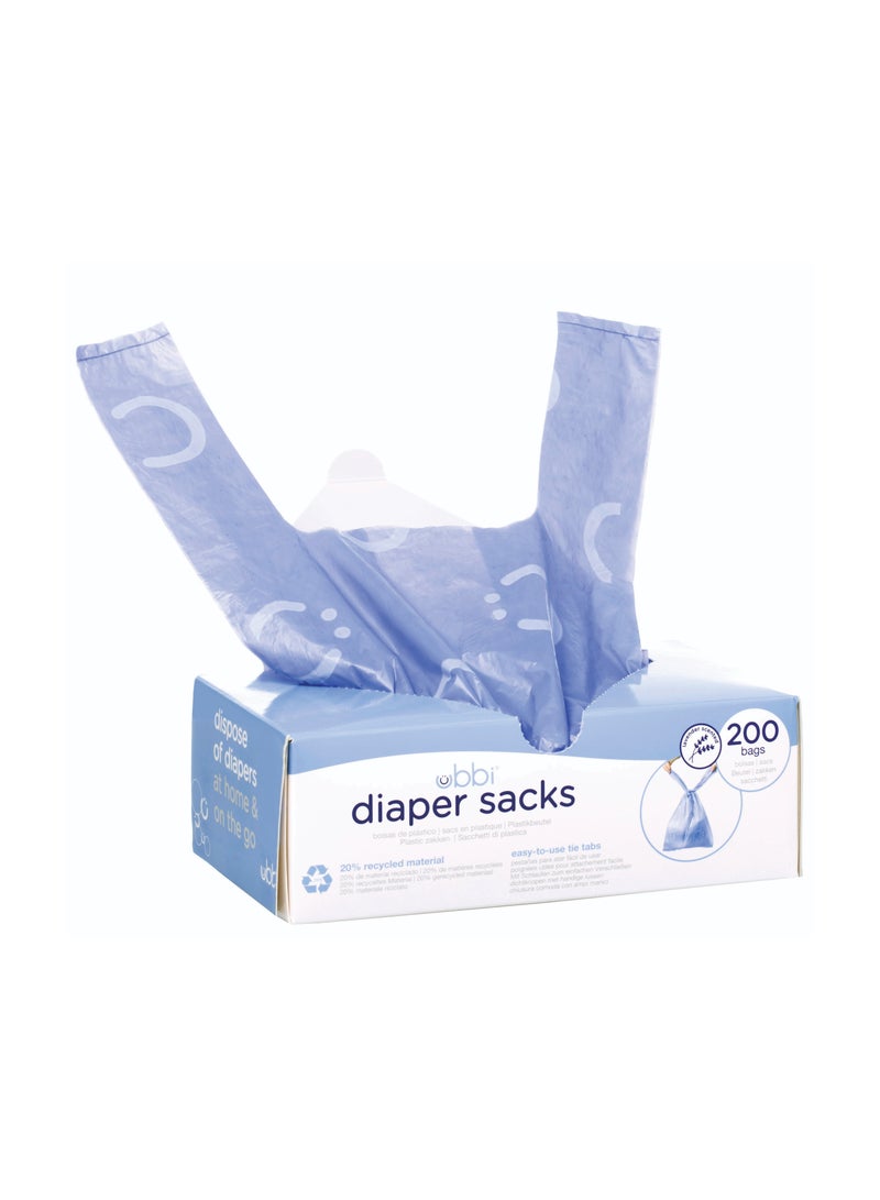 يبي أوبي - أكياس الحفاضات - 200 قطعة نكة - Image 1