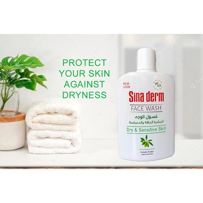 Sinaderm face wash for dry & sensitive skin - Image 4
