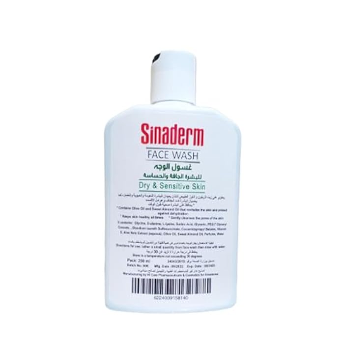 Sinaderm face wash for dry & sensitive skin - Image 2