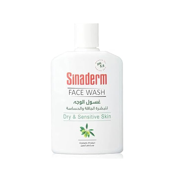 Sinaderm face wash for dry & sensitive skin - Image 1