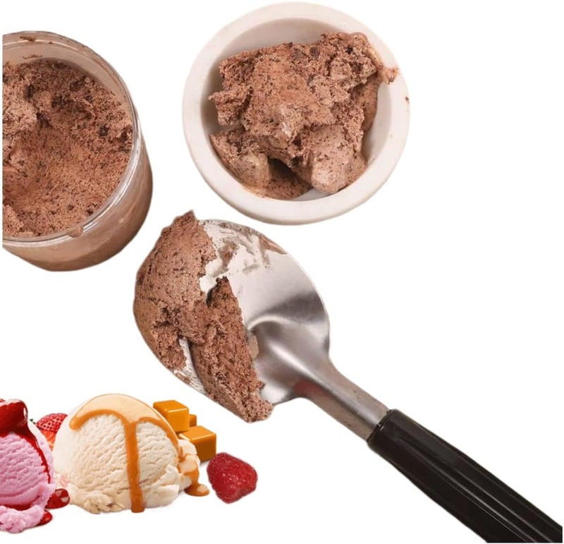 i Kito 2Pack Heavy Duty Ice Cream Spade Scoop with Non-Slip Handle - Stainless Steel Ice Cream Spoon Paddle Perfect for Scooping and Serving Hard Frozen Treats - Image 5