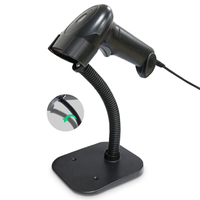 Wired USB Barcode Scanner with Stand for Supermarkets Libraries Retail 5VDC - Image 3