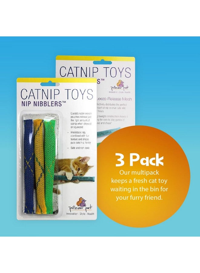 Pioneer Pet Nip Nibblers Catnip Toy - 3 Pack - Catnip Filled Toys For Indoor Cats -Teething Toy For Kittens That Bite And Chew - Image 4