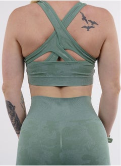 The Team Apparel ADAPT CAMO SEAMLESS RACER BACK SPORTS BRA  - Image 2