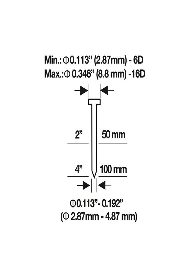Estwing EMPN Pneumatic Mini Palm Nailer with Magnetic Tip - Image 5