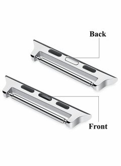 Excefore Watch Strap Connector Compatible with Apple Watch Band with Replacement Tool, Stainless Steel Adapter Replaceable Metal Connection Adapter Connection Watch Strap , Three Colors (3 Pack)  - Image 4