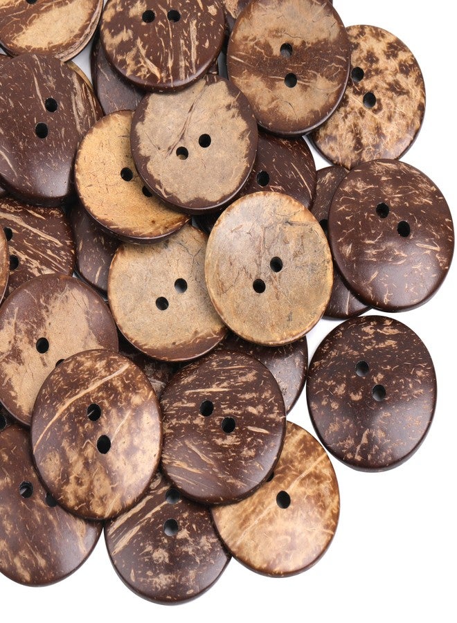 YAKA 20pc New Thick Coconut Shell 2 Holes Button Craft/Sewing/hot Products - Image 2