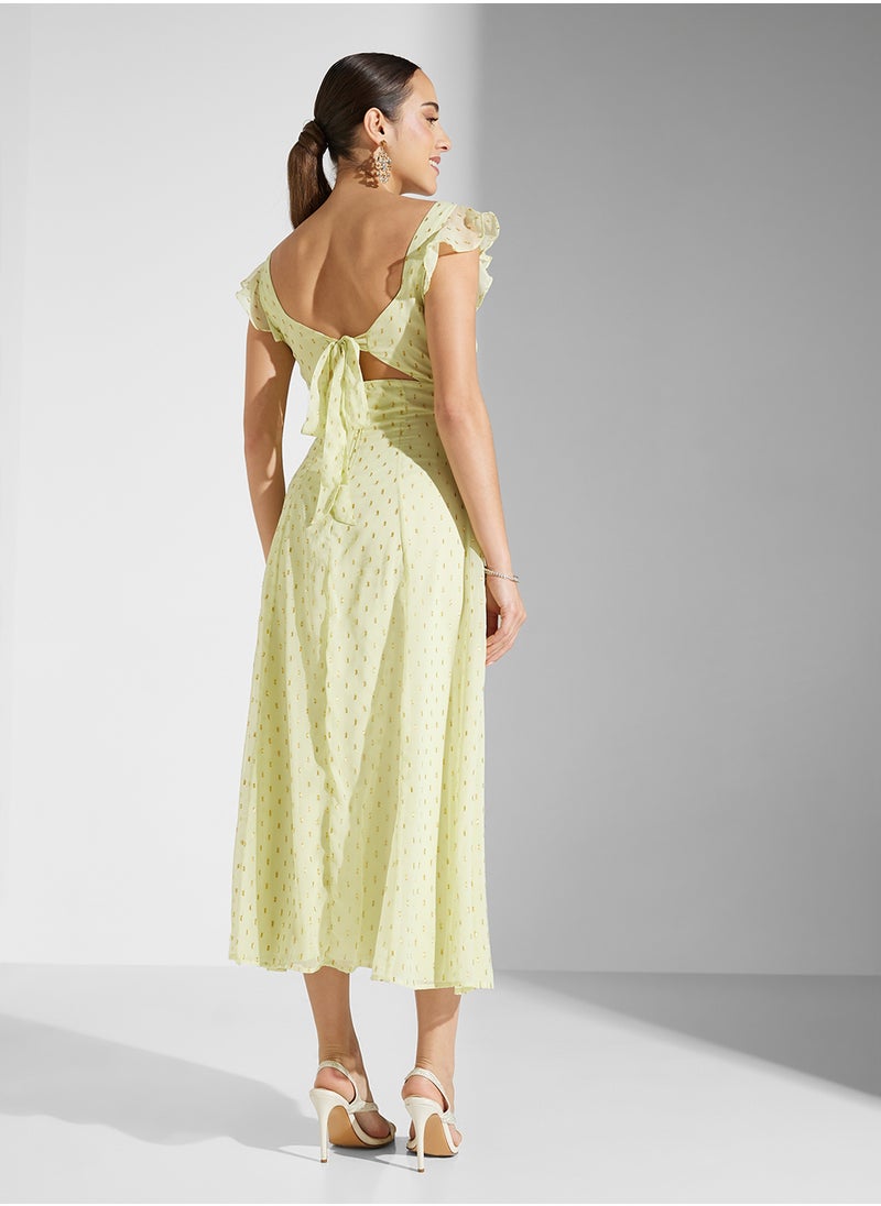 Anaya With Love Tie Back Midaxi Dress  - Image 2