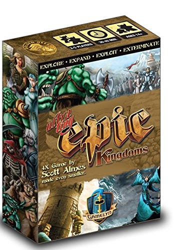 Gamelyn Games Ultra-Tiny Epic Kingdoms Pocket Board Game - Image 1