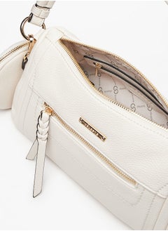 Celeste Women's Solid Crossbody Bag with Coin Pouch and Adjustable Strap  - Image 4