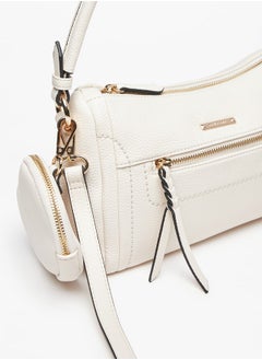 Celeste Women's Solid Crossbody Bag with Coin Pouch and Adjustable Strap  - Image 3