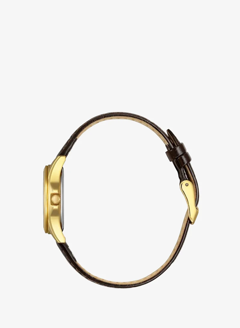 Citizen Women's Ladies  Brown Leather Strap - EQ0612-07A