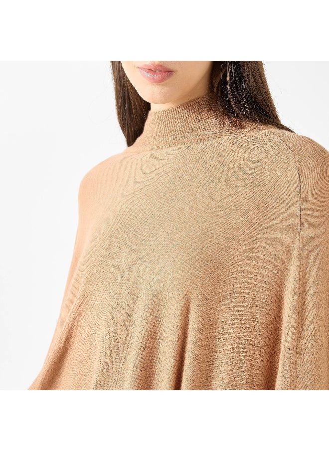 Iconic Iconic Asymmetric Cape with High Neck  - Image 1
