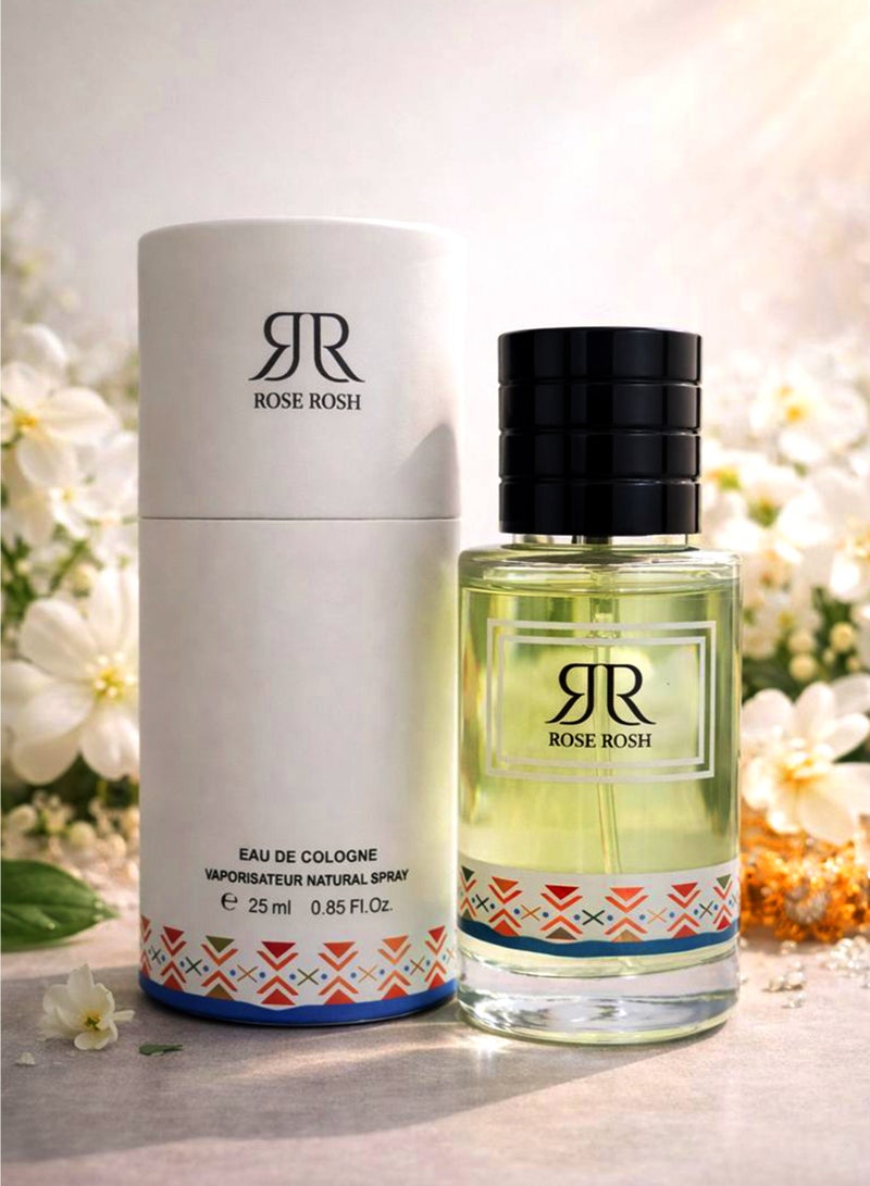 يومار عطر فاخر للجنسين من مجموعة يومار، برائحة الورد روش رقم 0979، 25 مل | أفضل عطر ورد للجنسين برائحة الورد الأخضر الفاكهي المنعش - Image 1