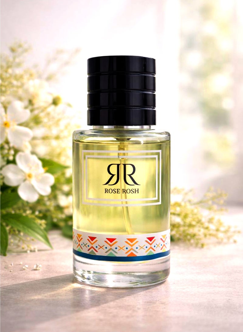 يومار عطر فاخر للجنسين من مجموعة يومار، برائحة الورد روش رقم 0979، 25 مل | أفضل عطر ورد للجنسين برائحة الورد الأخضر الفاكهي المنعش - Image 2