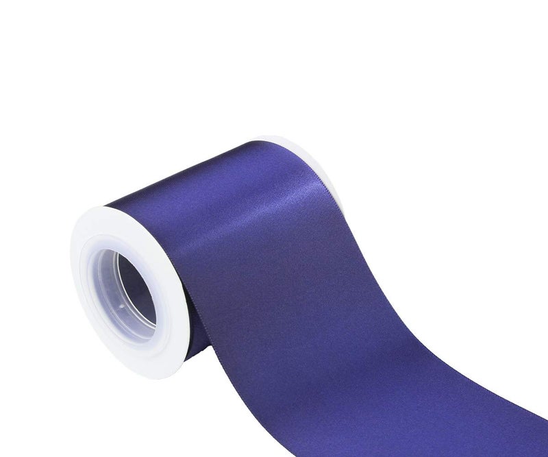 Ribbonitlux 3 Wide Double Face Satin Ribbon 5 Yards 370Navy Set for Gift Wrapping Party Decor Sewing Applications Wedding and Craft