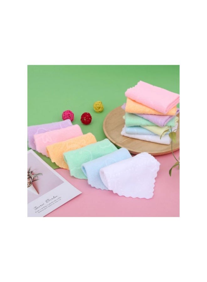 Multi-Purpose Microfibre Cleaning Cloths Set of 5 Pack 30x30 cm Assorted Colors Reusable Absorbent Towels for Home Kitchen and Car - Image 2